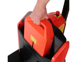 Logitrans Mover-48 Lithium Fully Powered Pallet Truck 3300 lb 48 Inch Forks Fast Swap Battery