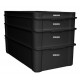 MFG Conductive Fiberglass Stacking Container - Model 808100 | ESD-Safe Industrial Bin