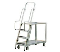 New Age Aluminum 3-Step Stock Picking Ladder Truck