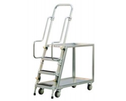 New Age Industrial 99640 Aluminum 3-Step Stock Picker Truck
