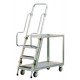 New Age Industrial 50060 Aluminum 3-Step Stock Picker Truck