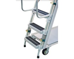 New Age Industrial 99640 Aluminum 3-Step Stock Picker Truck