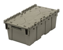 Quantum Attached Lid Plastic Distribution Container – QDC2012-7