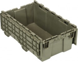 Quantum Attached Lid Plastic Distribution Container – QDC2012-7
