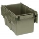 Quantum Attached Lid Plastic Distribution Container – QDC2213-12 | Heavy‑Duty Industrial Tote