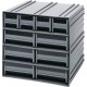Quantum QIC-4163 Interlocking Drawer Storage Cabinets