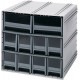 Quantum QIC-8224 Interlocking Drawer Storage Cabinets