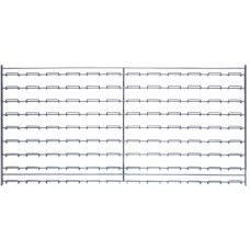 Quantum WLP-1836C Chrome Wire Louvered Panels Quantum WLP-1836C Chrome Wire Louvered Panels