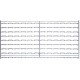Quantum WLP-1836C Chrome Wire Louvered Panels 