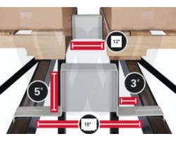 WorldStop 18 Inch Double Stop Flue Spacer 