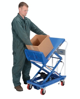 Vestil Lift and Tilt Scissors Lift Carts