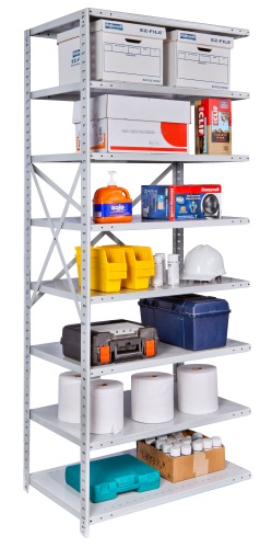 Hallowell Hi-Tech MedSafe Antimicrobial Finish Open Shelving