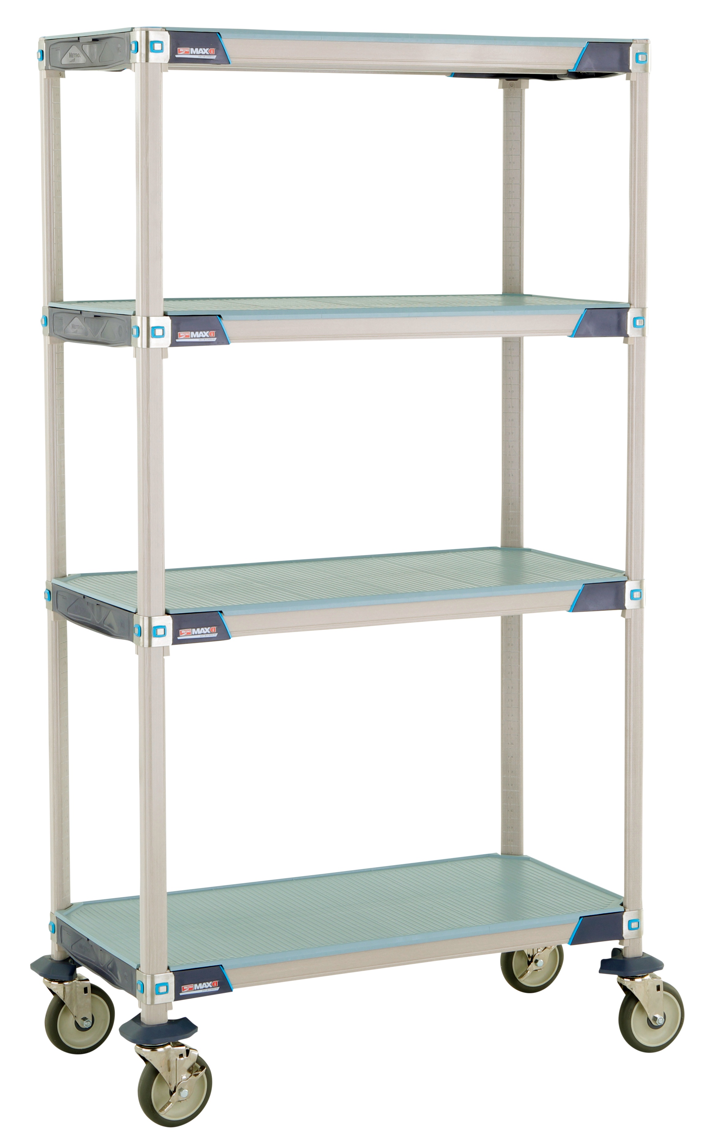 metromax solid shelf cart