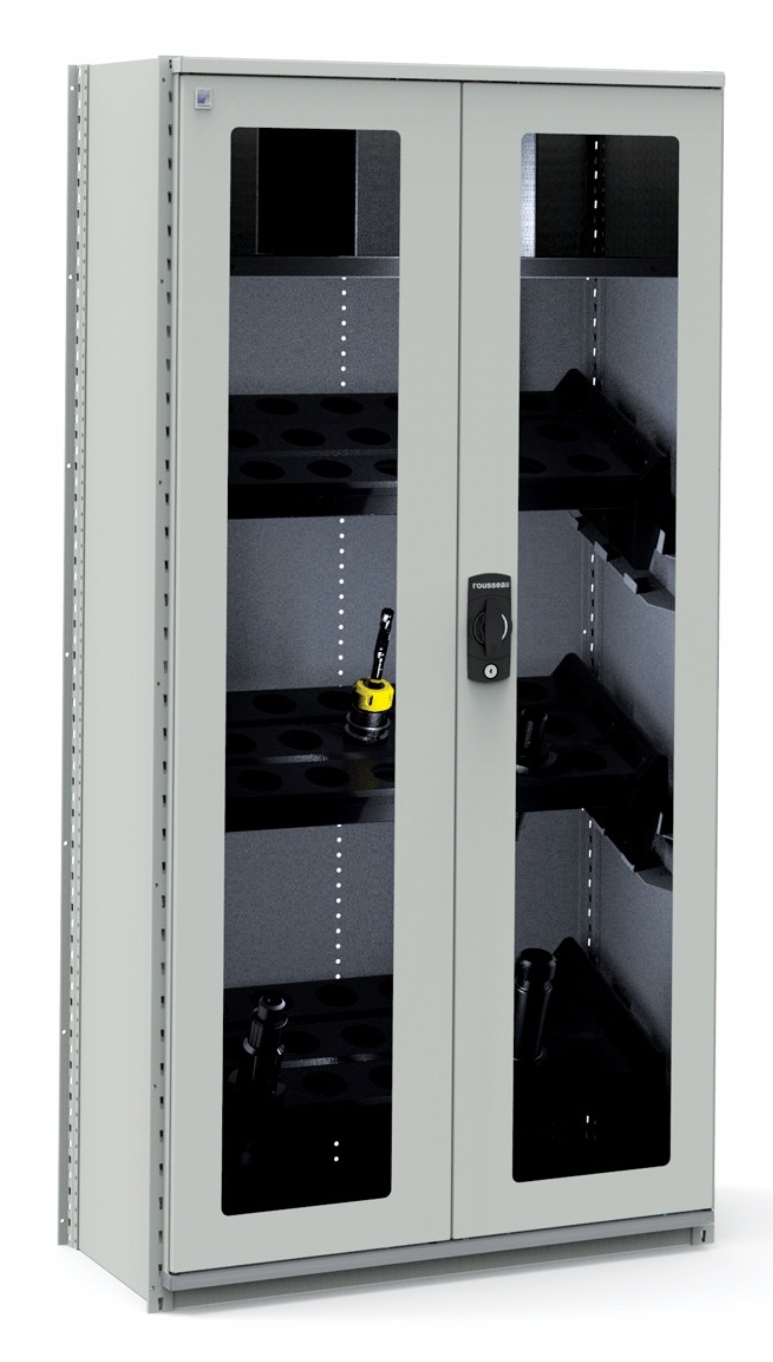 Rousseau CNC Tool Shelving| Polycarbonate Doors