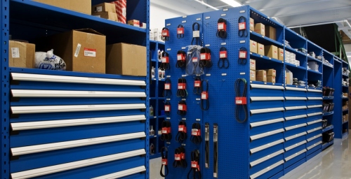 Rousseau 48x24 Modular Drawer Shelving
