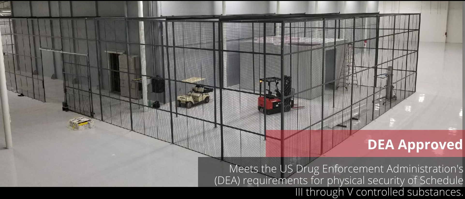 WireCrafters DEA Approved Security Fence | WireCrafters Drug Cage