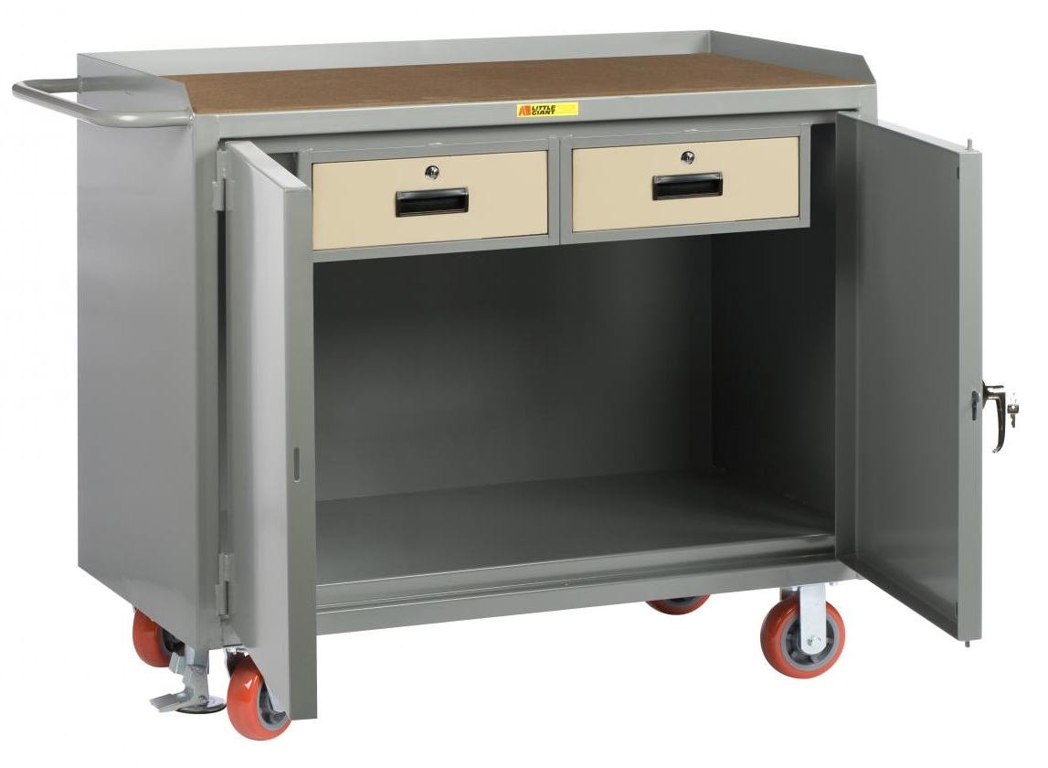 Little Giant 48 Inch Wide 2-Drawers Mobile Cabinet