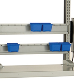 Rousseau WM28 Plastic Bin Rail