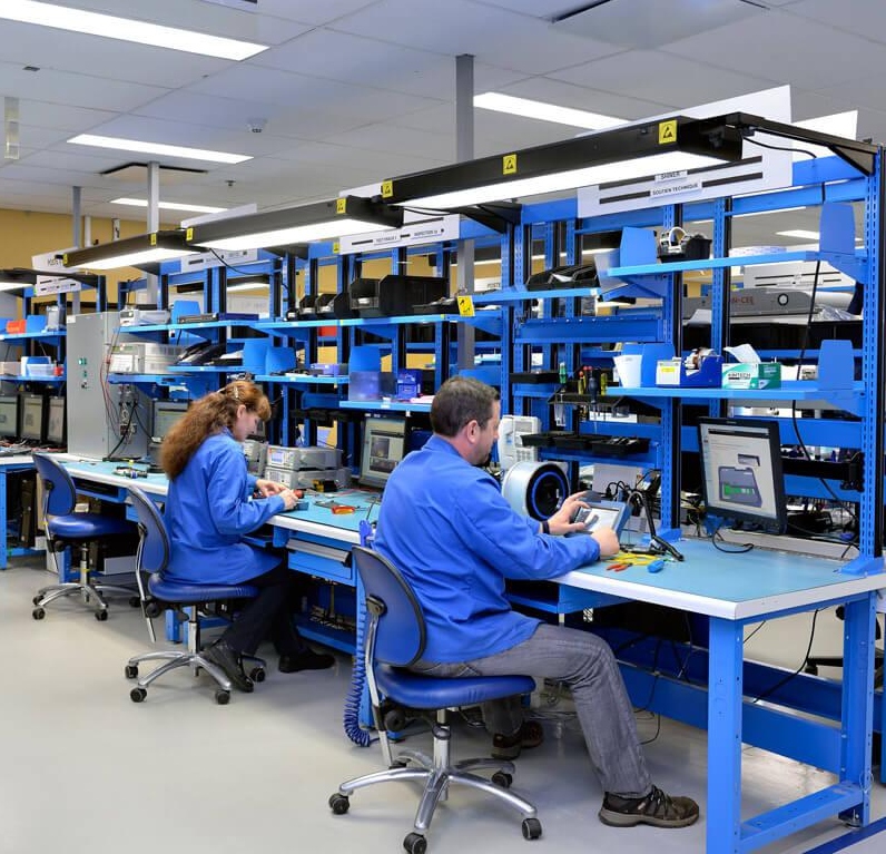 Rousseau Work Center Plus Above Work Surface Structure