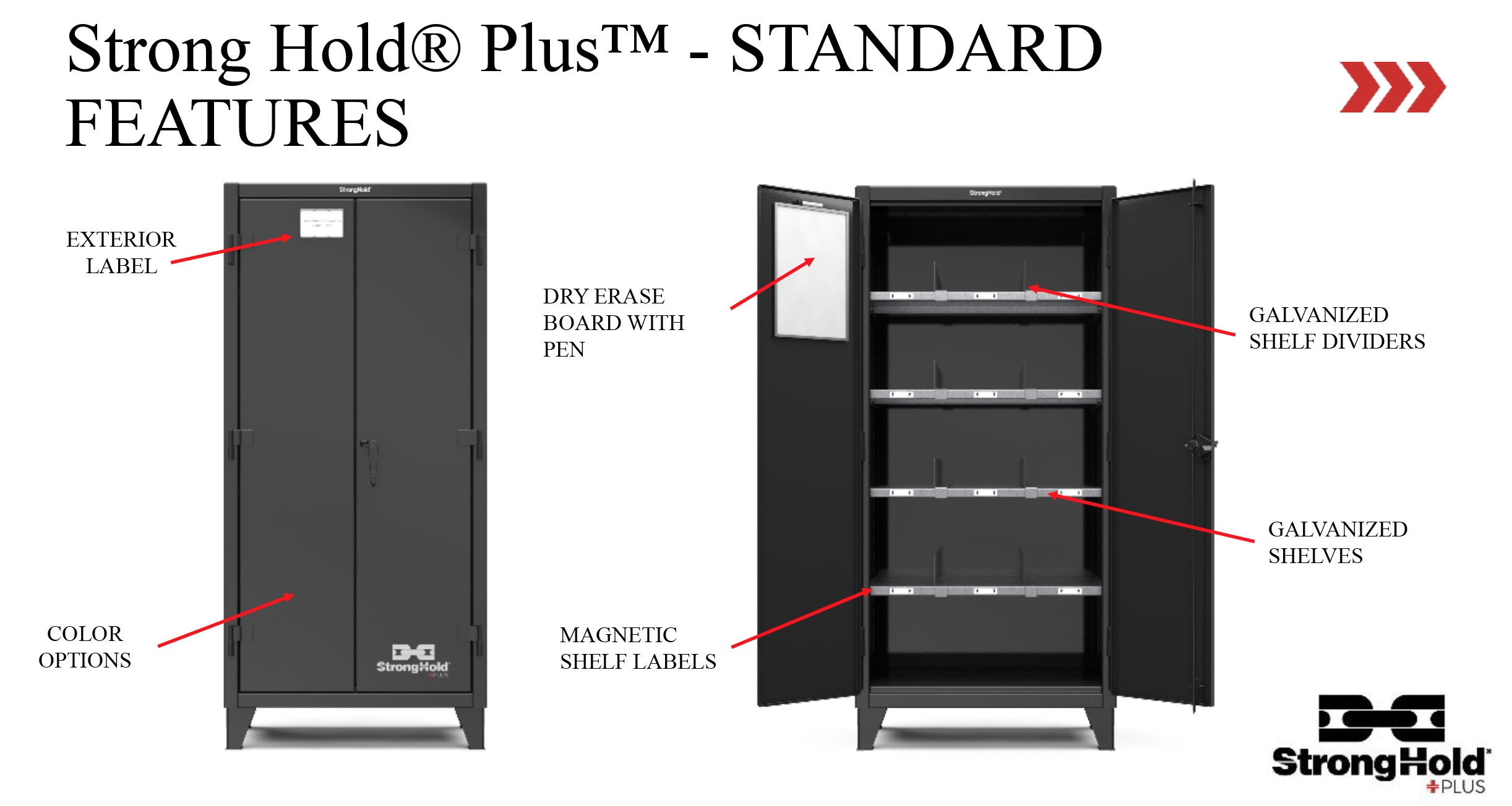 strong hold plus cabinets