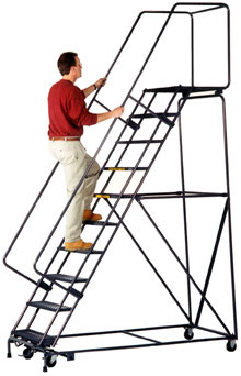 Ballymore M-2000 Series Steel Rolling Safety Ladders