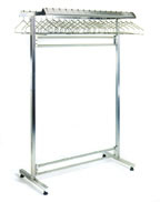 Eagle Group Stainless Double Cleanroom Garment Rack
