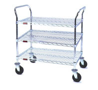 Eagle Group 3-Shelf Wire Utility Carts