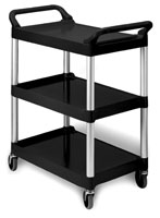 Eagle Group Black Polymer Utility Cart