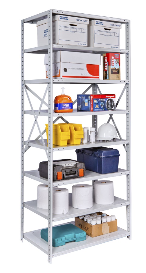 Hallowell Hi-Tech MedSafe Antimicrobial Finish Open Shelving Units