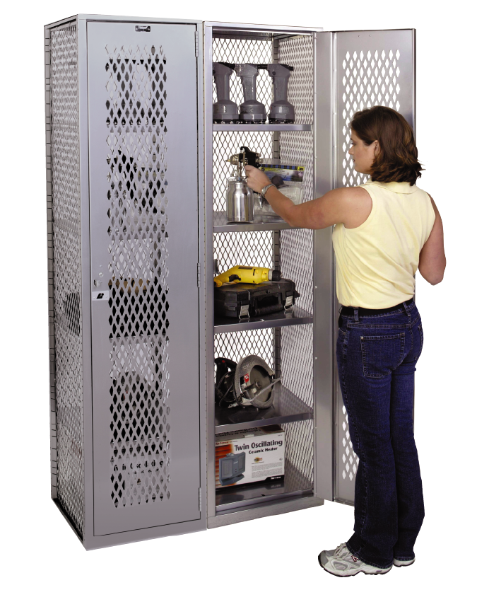 Hallowell Max View High Visibility All-Welded Locker Cabinet