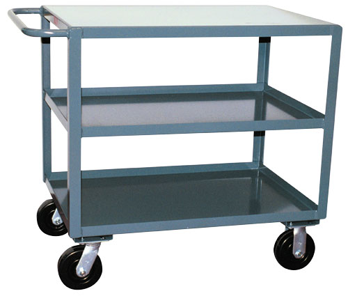 Jamco 3-Shelf SF-Series Extra Durable Steel Service Cart
