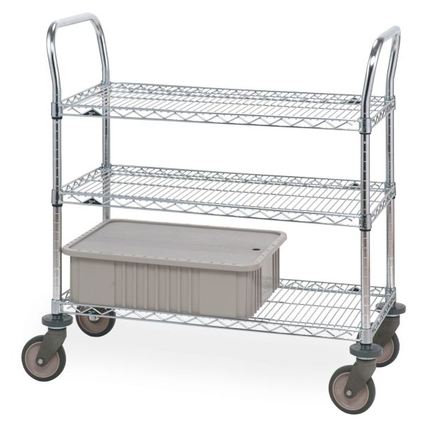 Wire Shelf Utility Cart