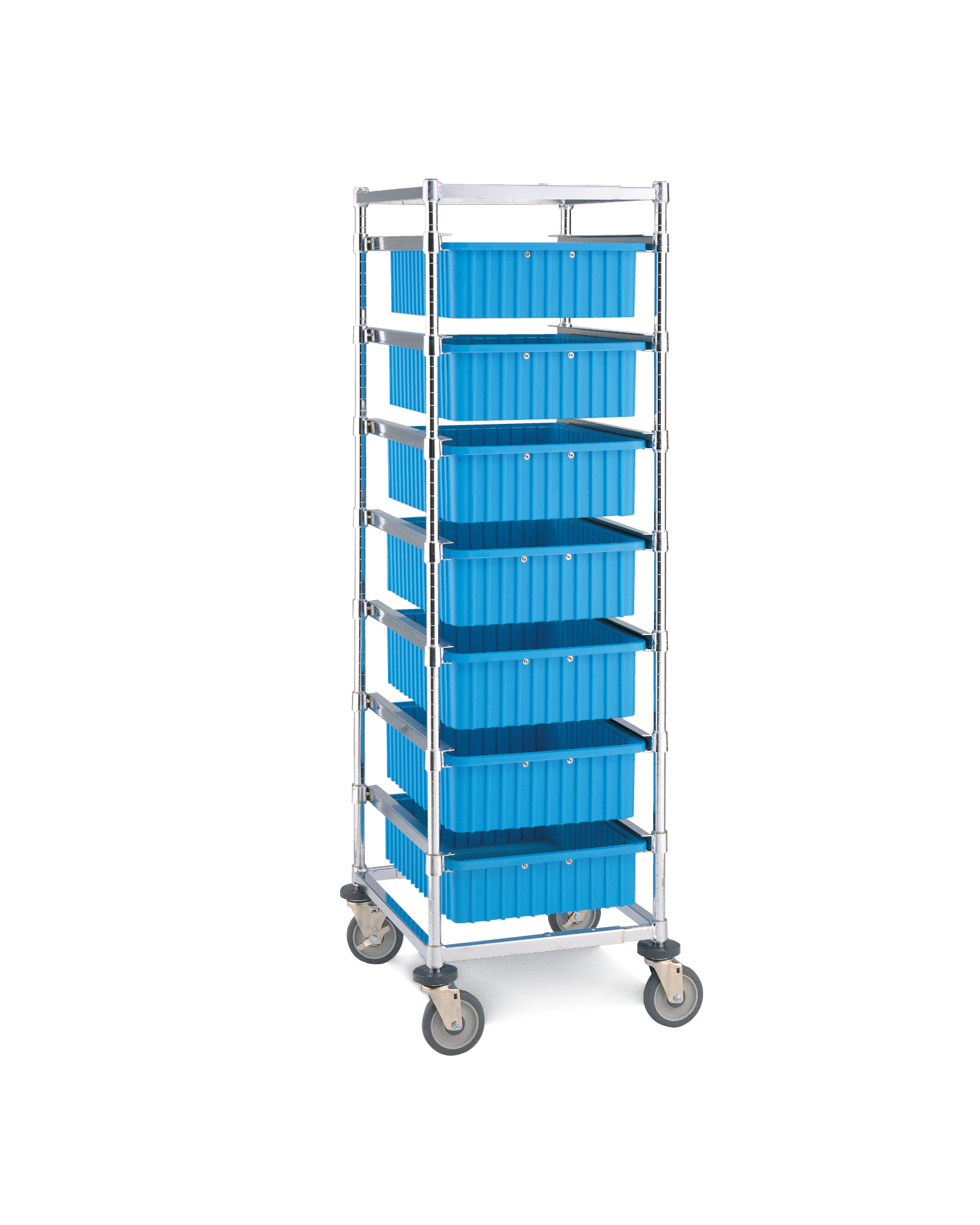 Metro Single Bay Tote Box Carrier Cart