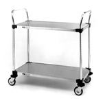 Metro 2-Shelf Stainless Utility Carts