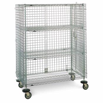 Metro Wire Security Carts | Metro Security Units