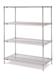 Metro 4-Shelf Stainless Wire Shelving Units 