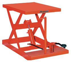 Presto Lifts Manual Light Duty Scissors Lift Table