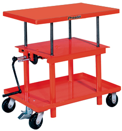 Presto Lifts Mechanical Post Lift Table