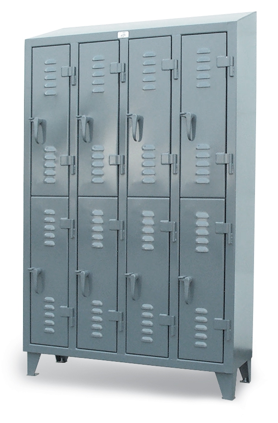 Strong Hold 2 Tier slim-line Slope Top Locker
