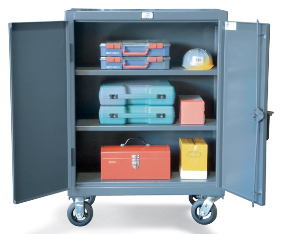 Strong Hold All-Welded Countertop Cabinet with Casters