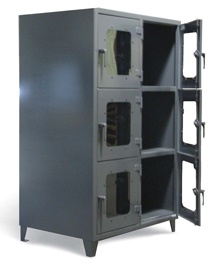 Strong Hold 6 Compartment Clear View Cabinet