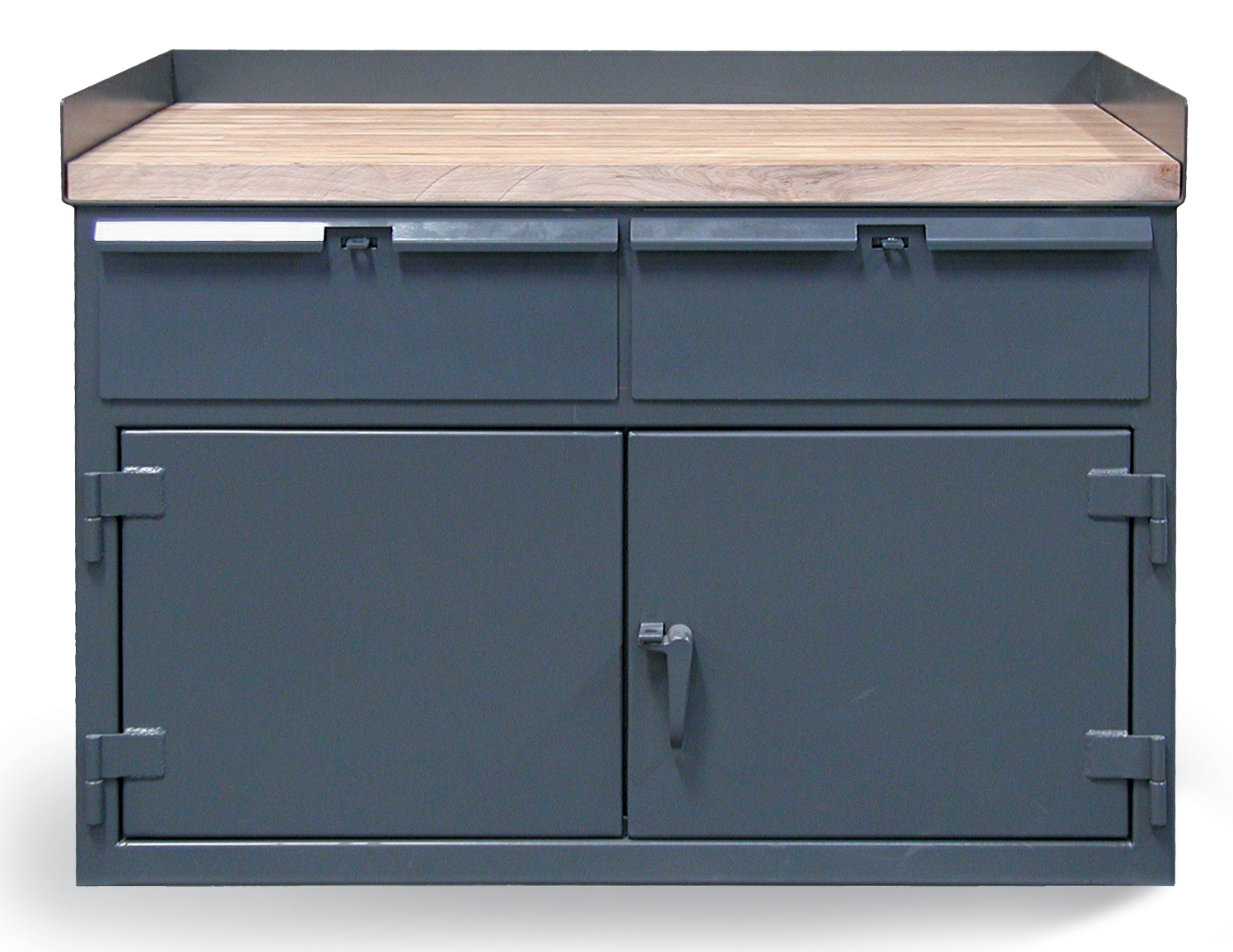 ImagemStrong Hold Cabinet Workbench with Maple Top and 2 drawers