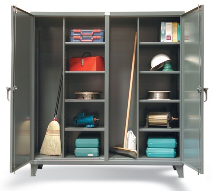 Strong Hold Double Shift Broom Closet