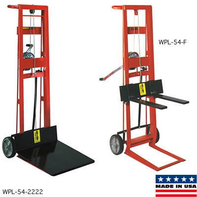 Wesco 2 Wheeled Steel Frame Winch Pedalift