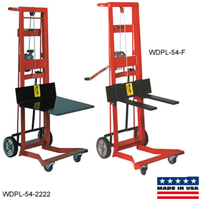 Wesco 4 Wheeled Steel Frame Winch Pedalift