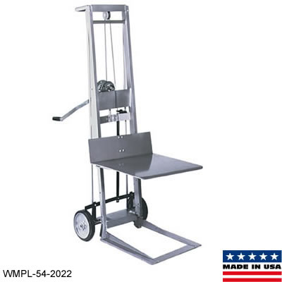 Wesco Two Wheeled Aluminum Frame Winch Pedalift